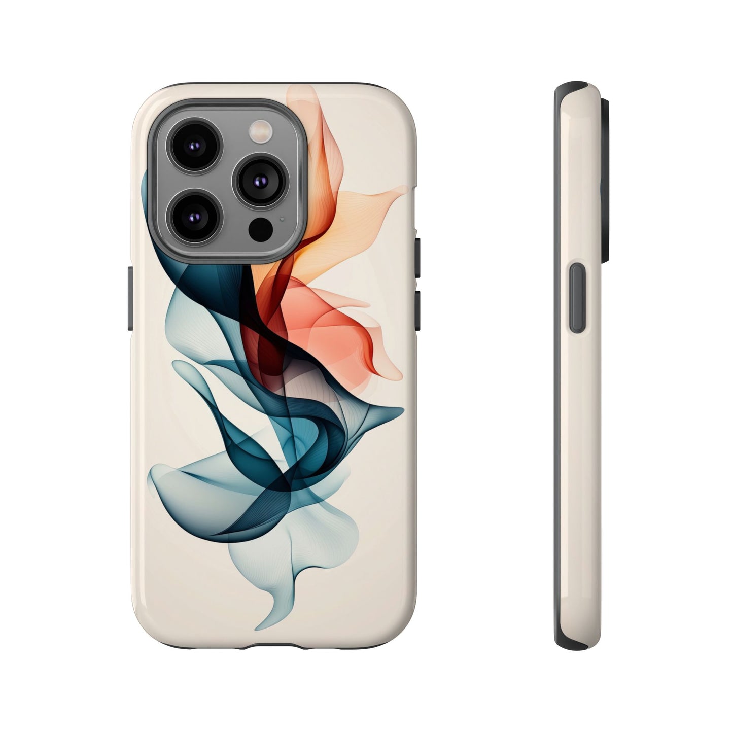 Ethereal Flow – Minimal Abstract Phone Case for iPhone, Google Pixel, Samsung