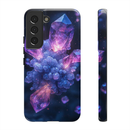 Cosmic Amethyst Crystal Phone Case for iPhone, Samsung & Google Pixel