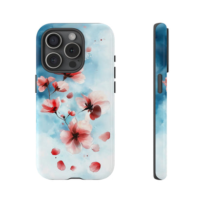 Petal Whispers Watercolor Phone Case for iPhone, google Pixel & Samsung