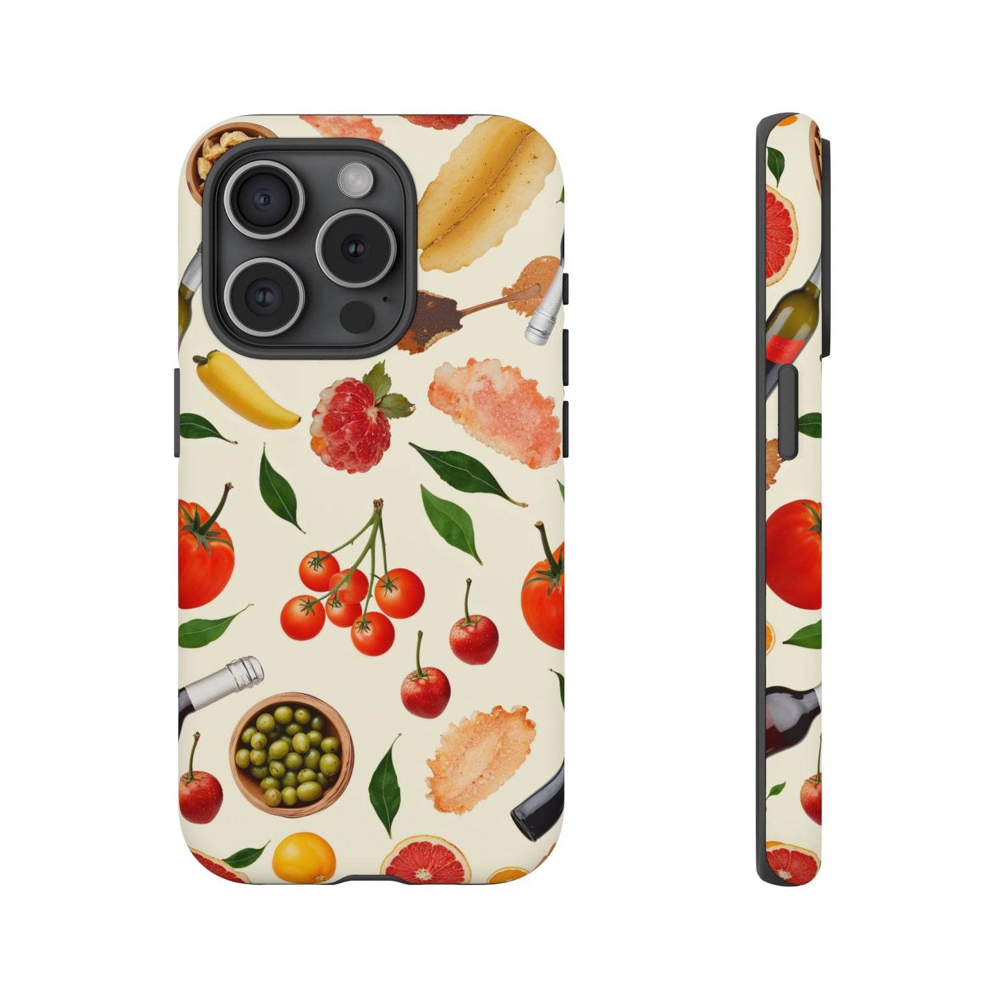 Fresh Fruits & Veggies Pattern Phone Case