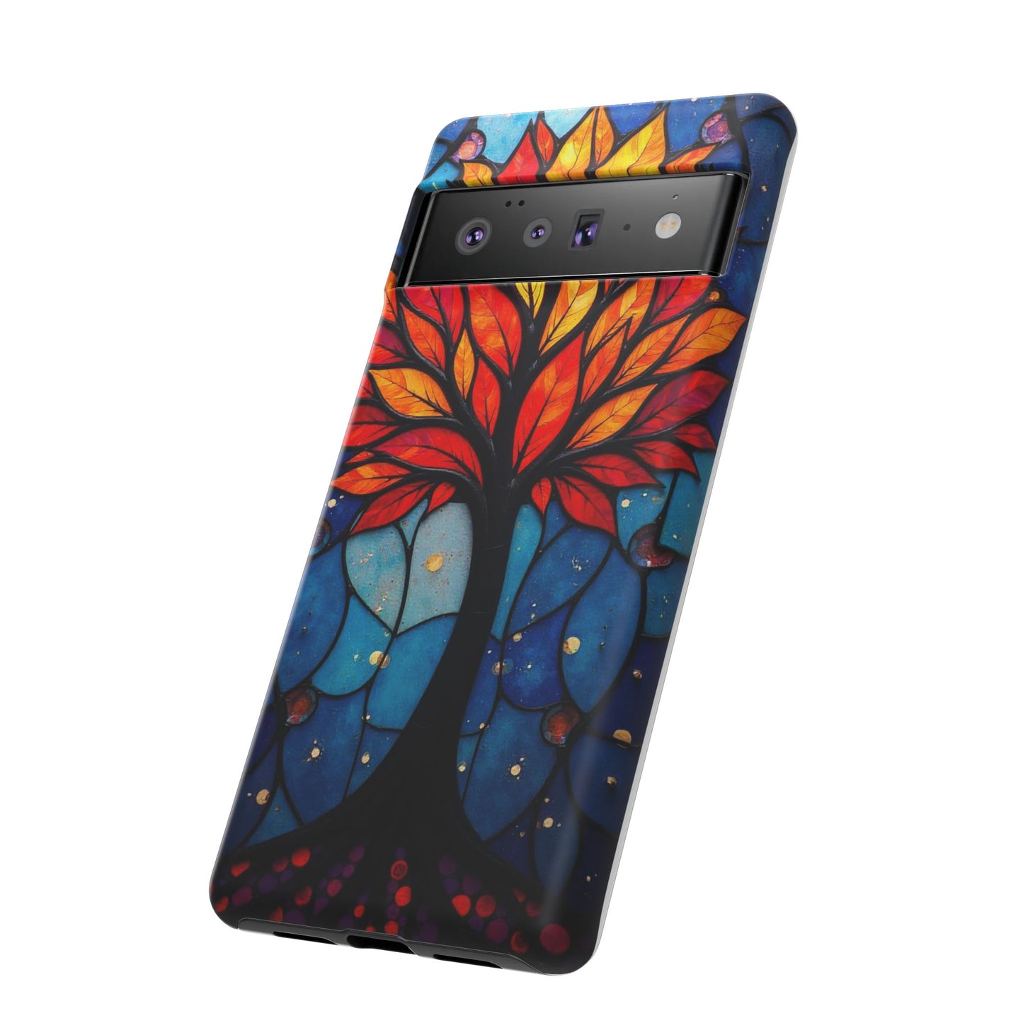 Stained Glass Tree: A Burst of Vibrant Elegance