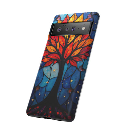 Stained Glass Tree: A Burst of Vibrant Elegance