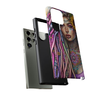 Boho Mandala Goddess – Ethereal Tattoo Art Mobile Cover