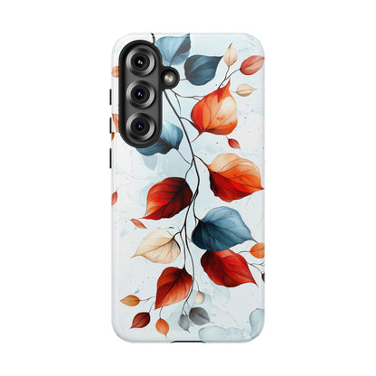Crimson Drift | Minimalist Botanical Phone Case for iPhone, Pixel & Samsung