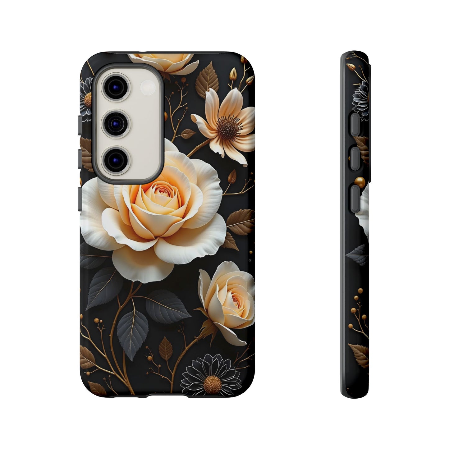 Elegant 3D Floral Design, Botanical Phone Case design for Iphone.