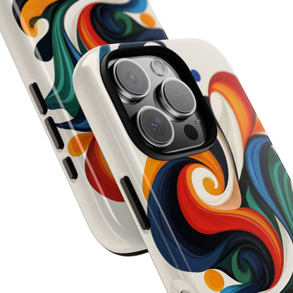 WhirlMuse – Elegant Swirl Abstract  Phone Case for iPhone, Samsung & Pixel