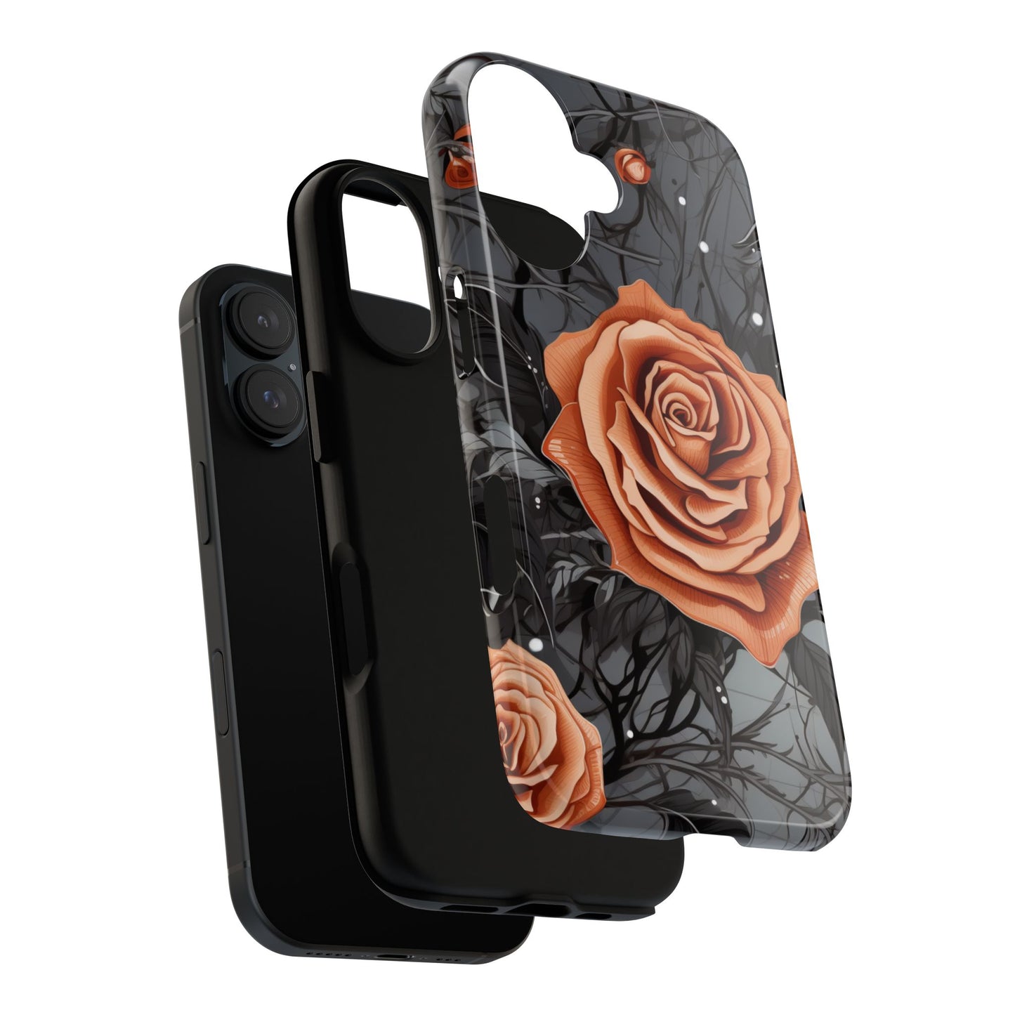 Mystic Noir Rose Mobile Case