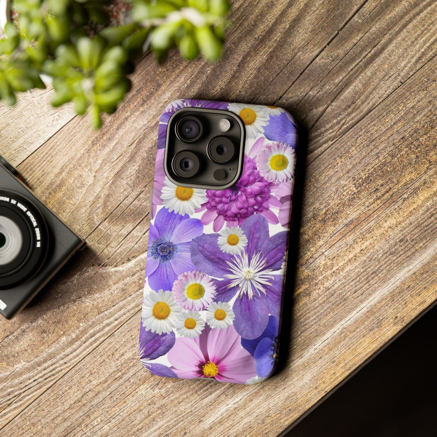Lavender Blossom Floral Mobile Case