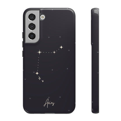 Aries Zodiac Starry Phone Case – Cosmic Style for iPhone, Samsung & Google Pixel