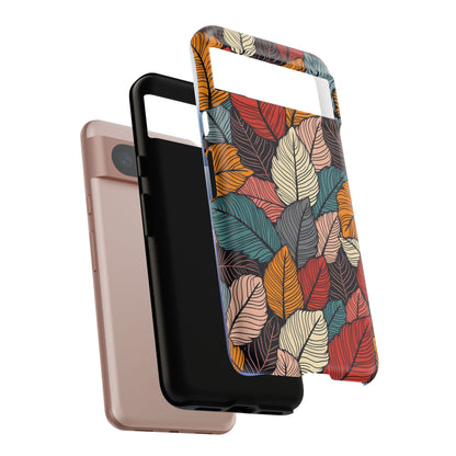 Colorful Abstract Leaves Pattern Design