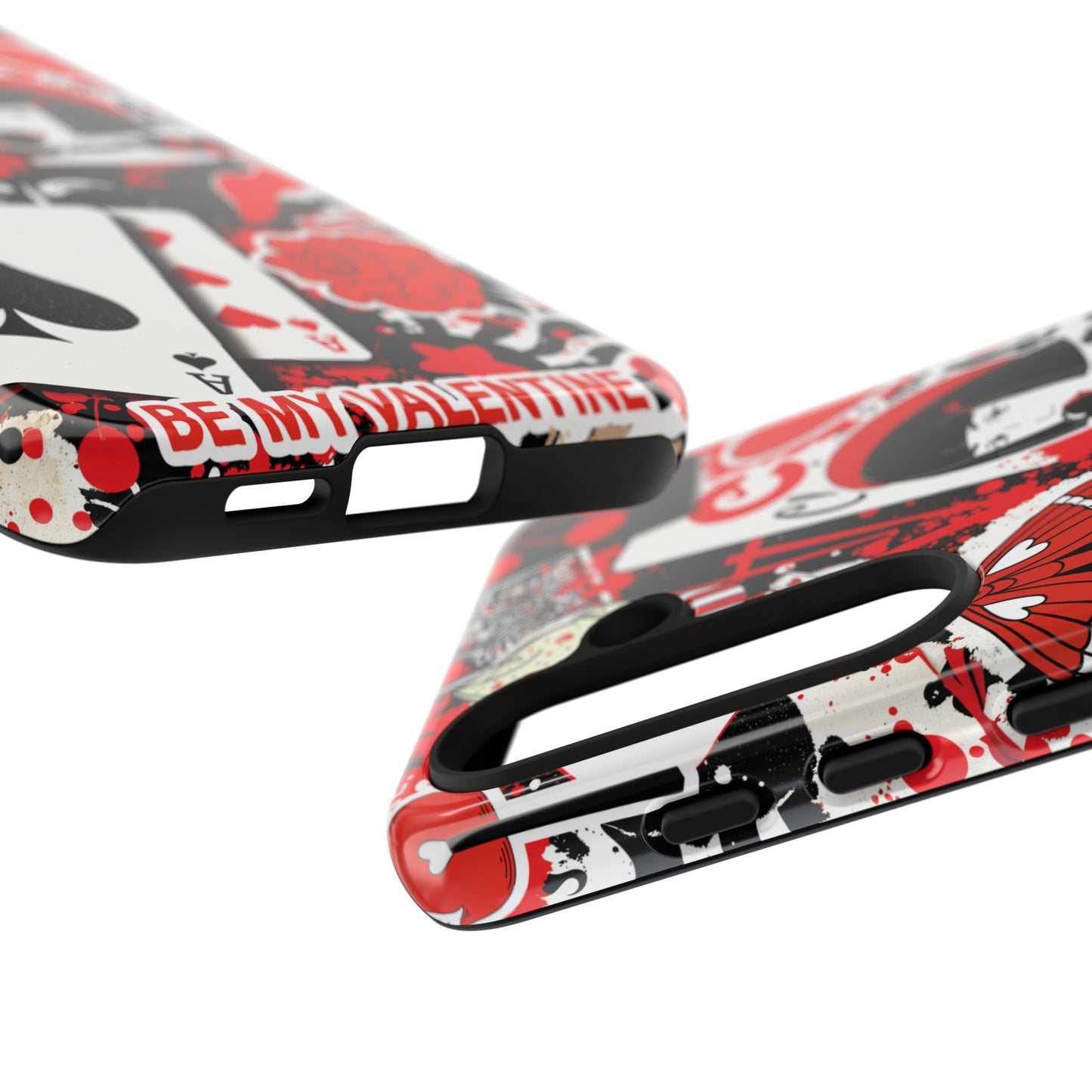 Bold Red & Black Ace Card Phone Case