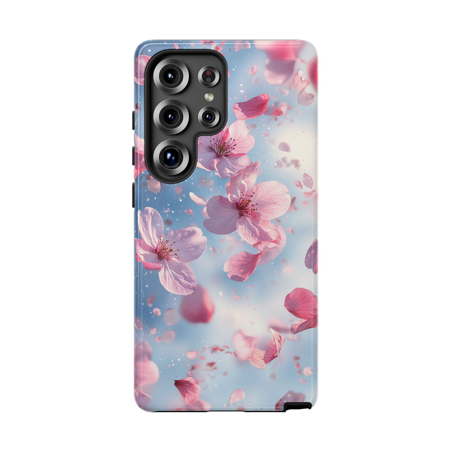 Cherry Blossom Drift Watercolor Phone Case for iPhone, google Pixel & Samsung