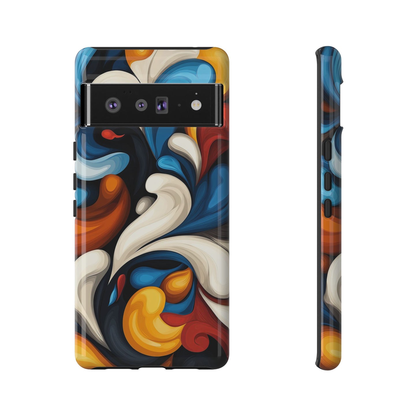 ColorSurge – Bold Fluid Abstract  Phone Case for iPhone, Samsung & Pixel