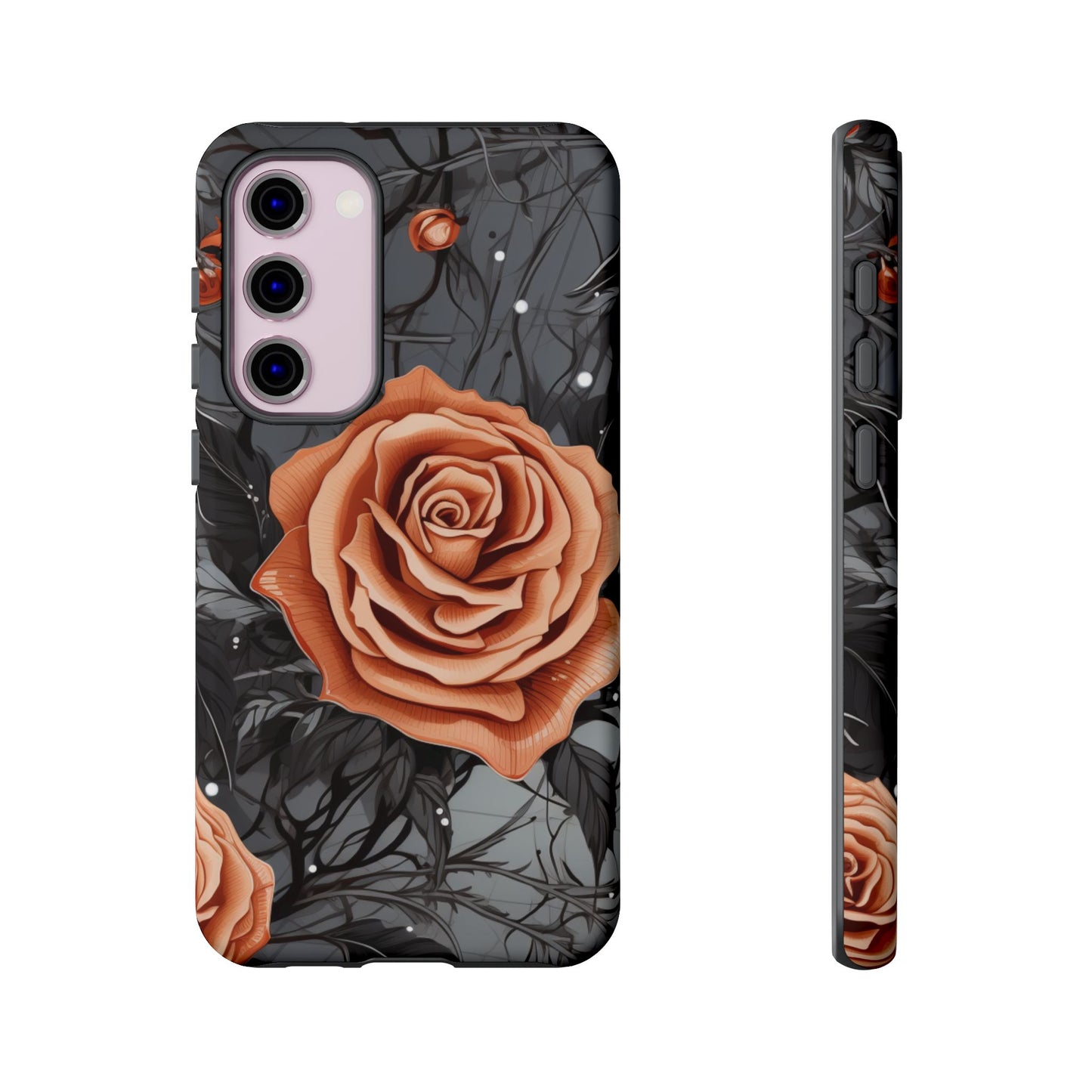Mystic Noir Rose Mobile Case