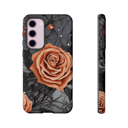 Mystic Noir Rose Mobile Case