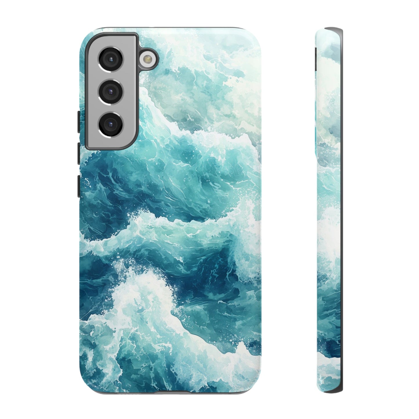 Seafoam Serenity Watercolor Phone Case for iPhone, google Pixel & Samsung