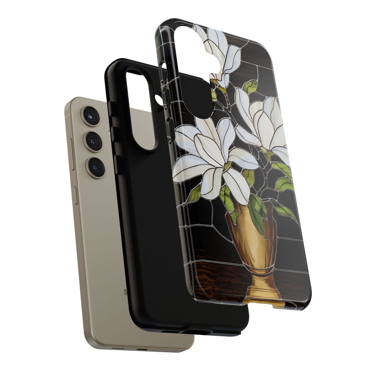 Stained Glass Floral Phone Case