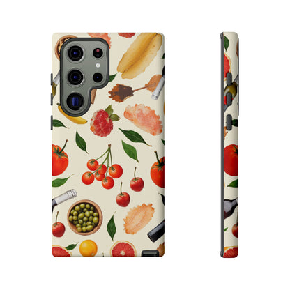 Fresh Fruits & Veggies Pattern Phone Case