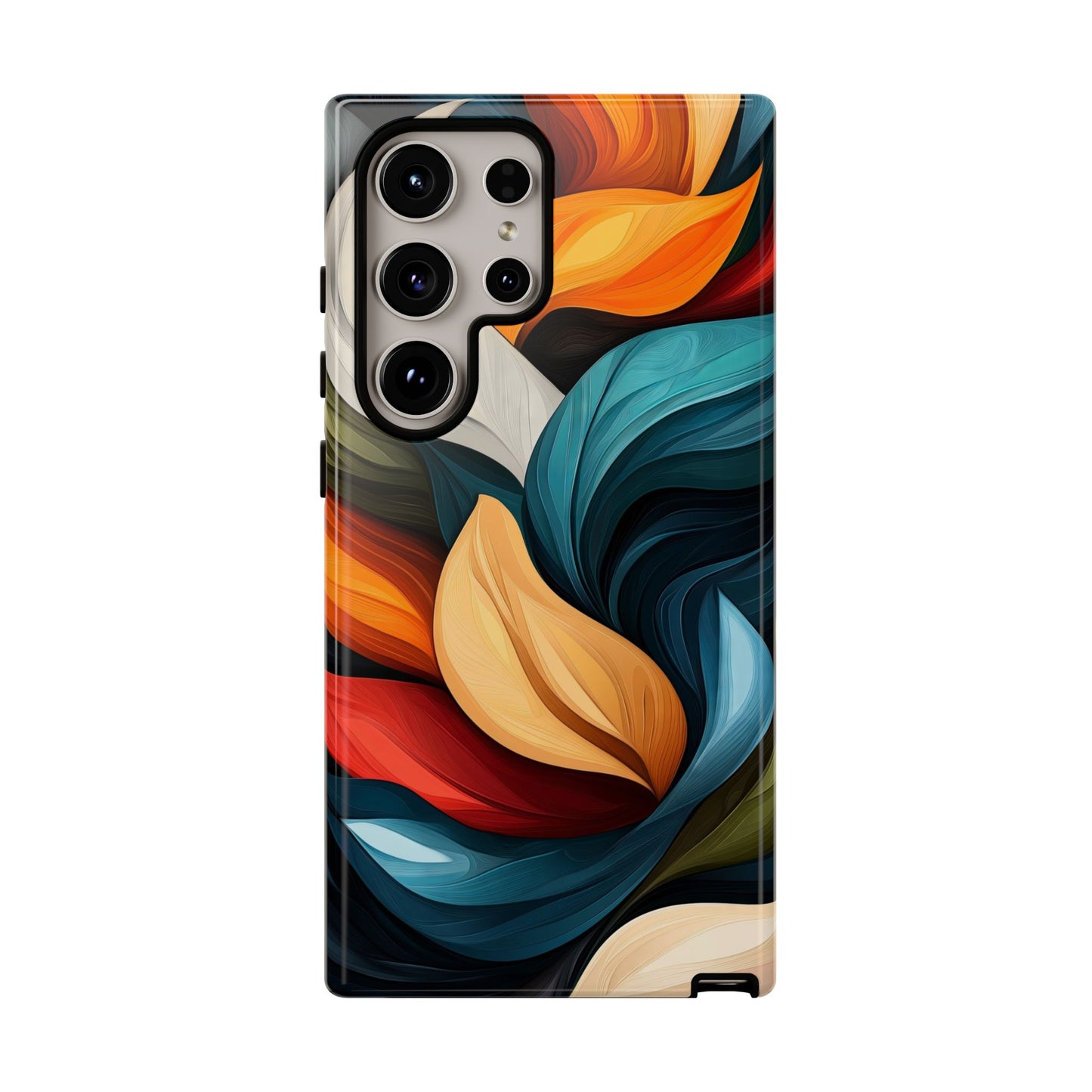 Floral Flow Abstract Phone Case – Nature-Inspired Design for iPhone, Google Pixel & Samsung