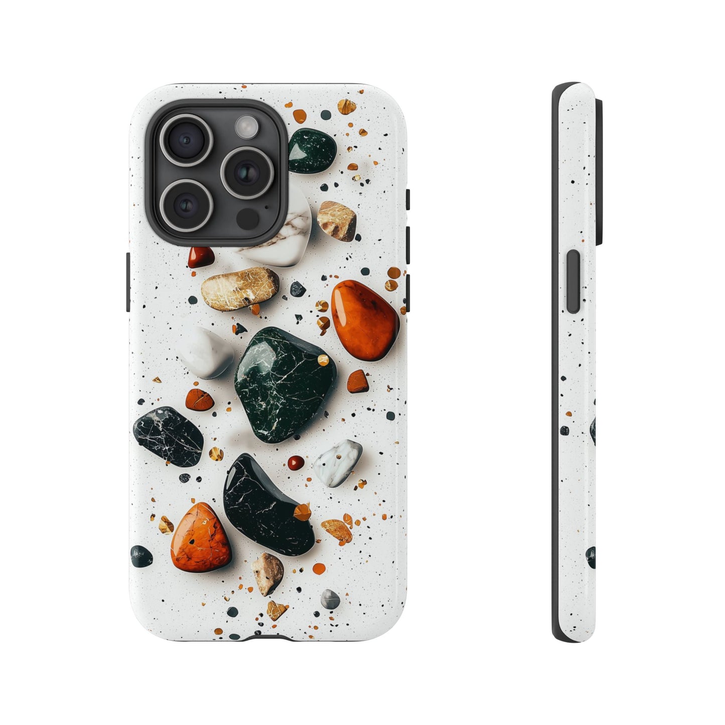 Marble Mosaic Charm – Terrazzo Stone Phone Case for iPhone, google Pixel & Samsung