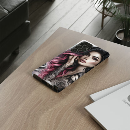 Tattooed Elegance – Gothic Art Mobile Cover