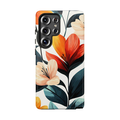 Sunset Garden Floral Case | Vibrant Bloom Design for iPhone, Pixel & Samsung
