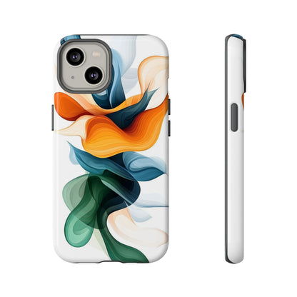 Verdant Flow – Modern Abstract Phone Case for iPhone, Samsung & Pixel