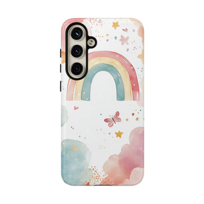 Rainbow Whimsy Watercolor Phone Case for iPhone, google Pixel & Samsung