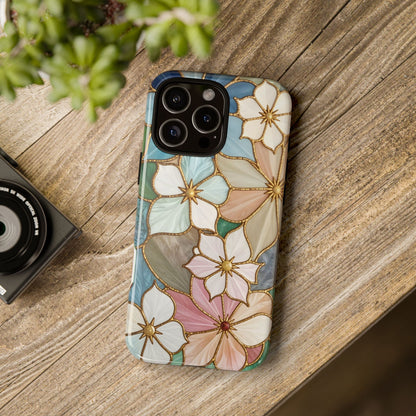 Floral Symphony: Stained Glass Elegance
