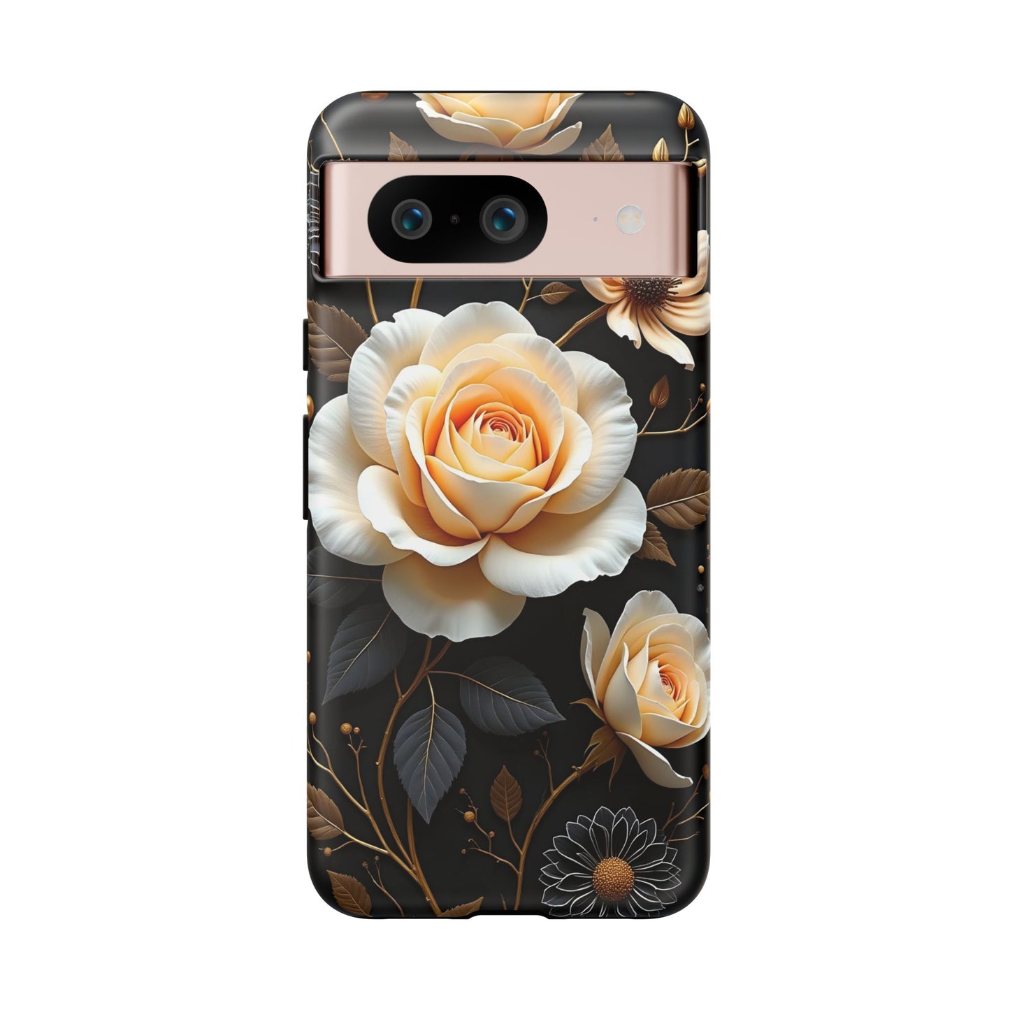 Elegant 3D Floral Design, Botanical Phone Case design for Iphone.