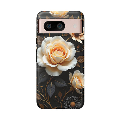 Elegant 3D Floral Design, Botanical Phone Case design for Iphone.