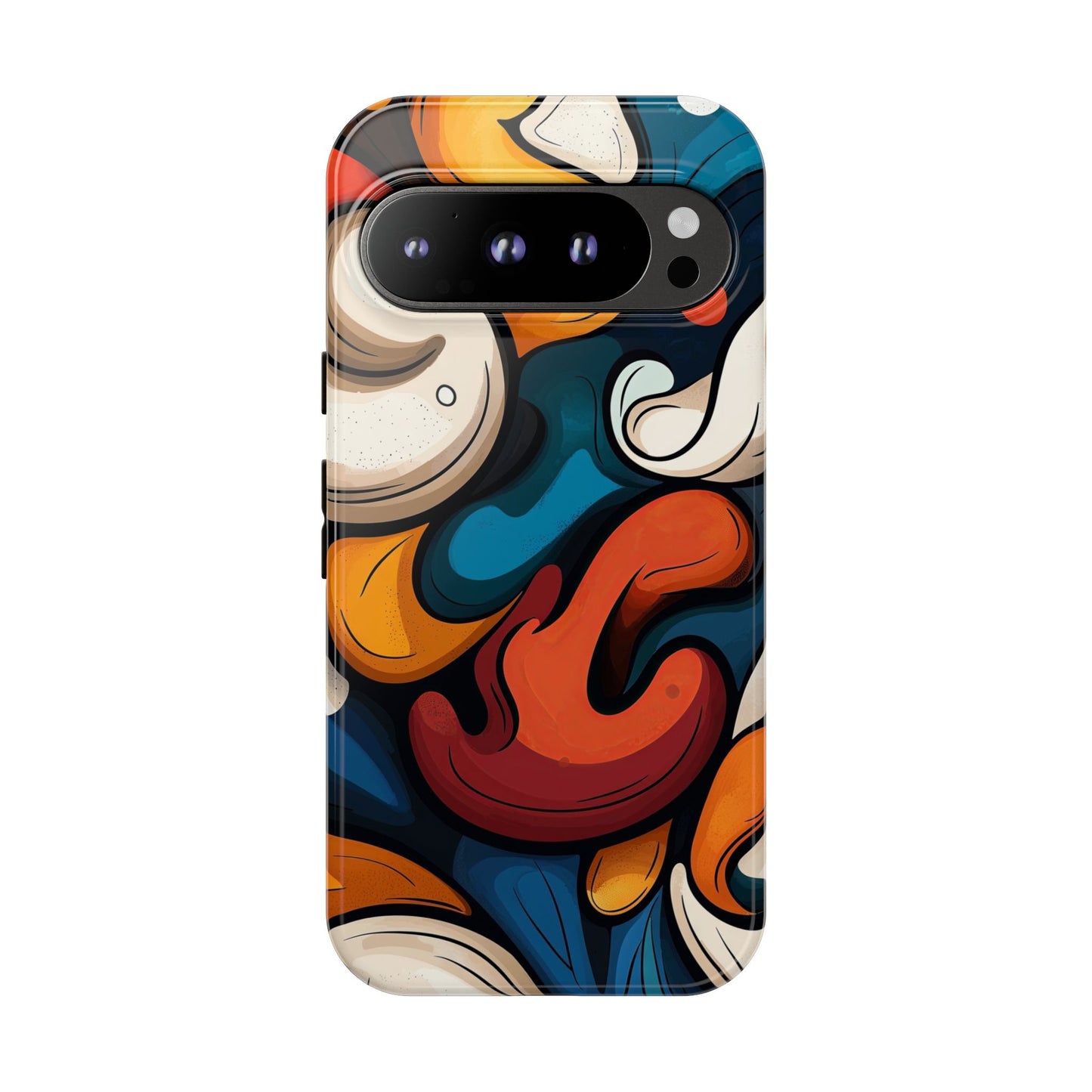 Molten Motion – Bold Abstract Swirl Phone Case for iPhone, Google Pixel, Samsung