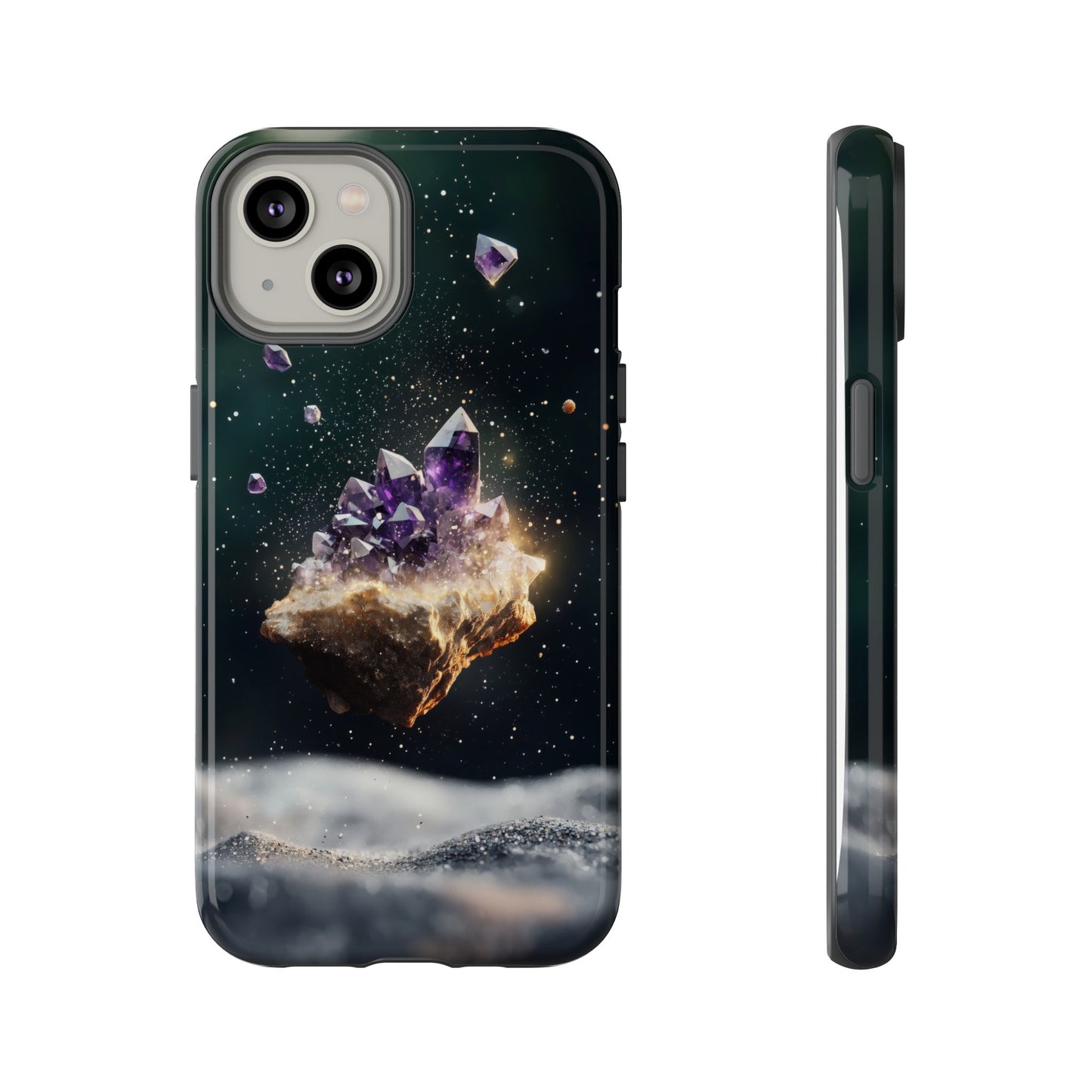 Mystic Amethyst Stones Phone Case for iPhone, Samsung & Google Pixel