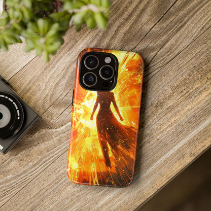 Solar Ascension | Silhouette of Fire Phone Case for iPhone, Samsung & Pixel