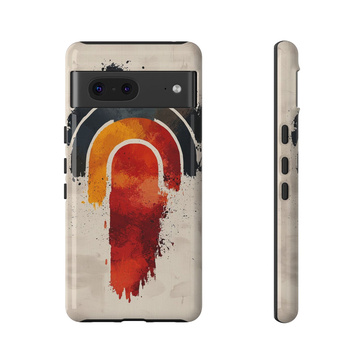 Boho Retro Splash Rainbow Phone Case for iPhone, Pixel & Samsung