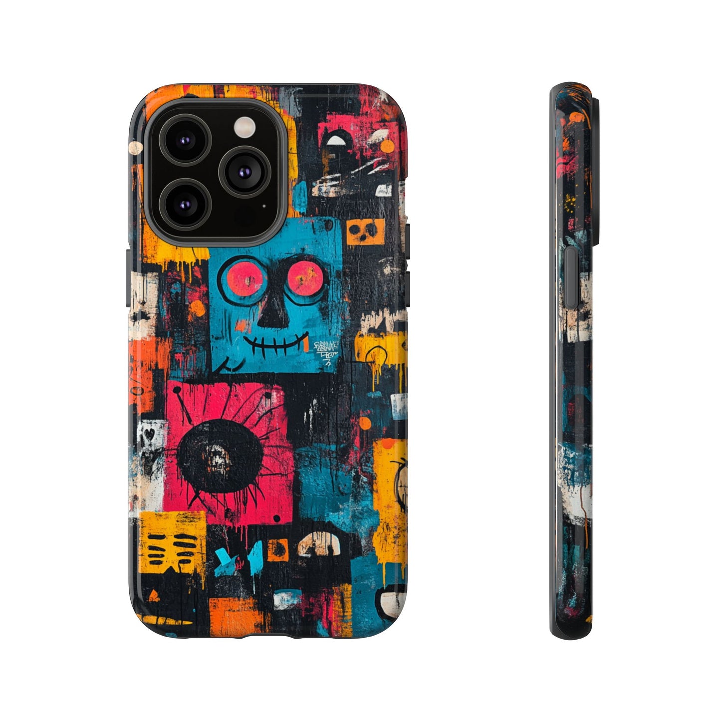 Jean-Michel Basquiat Art Phone Case – Modern Aesthetic Cover - iPhone, Samsung & Google Pixel Cover - Artistic Painting Case,  Art Lover Gift