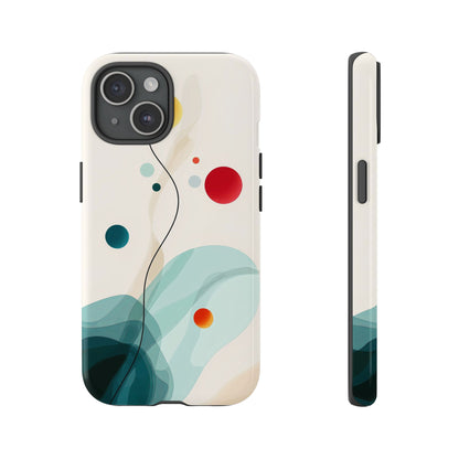 Cosmic Citrus Flow – Abstract Art Phone Case  for iPhone, Samsung & Pixel