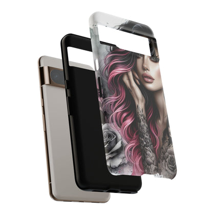 Tattooed Elegance – Gothic Art Mobile Cover