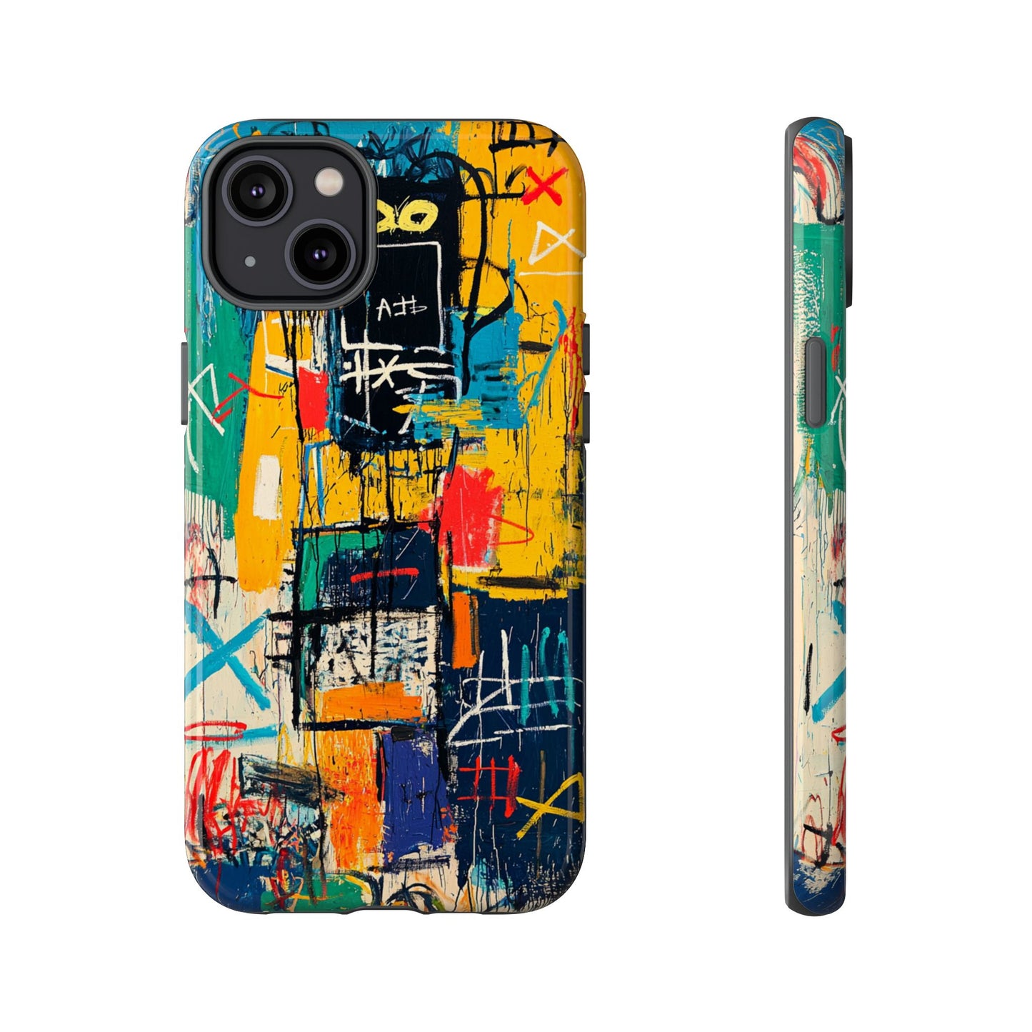 Basquiat Phone Case – Urban Street Art Design - iPhone, Samsung & Google Pixel Cover - Artistic Painting Case,  Art Lover Gift