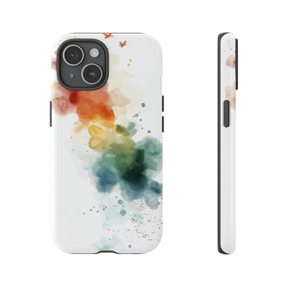 Whirlwind Rainbow Watercolor Phone Case for iPhone, google Pixel & Samsung
