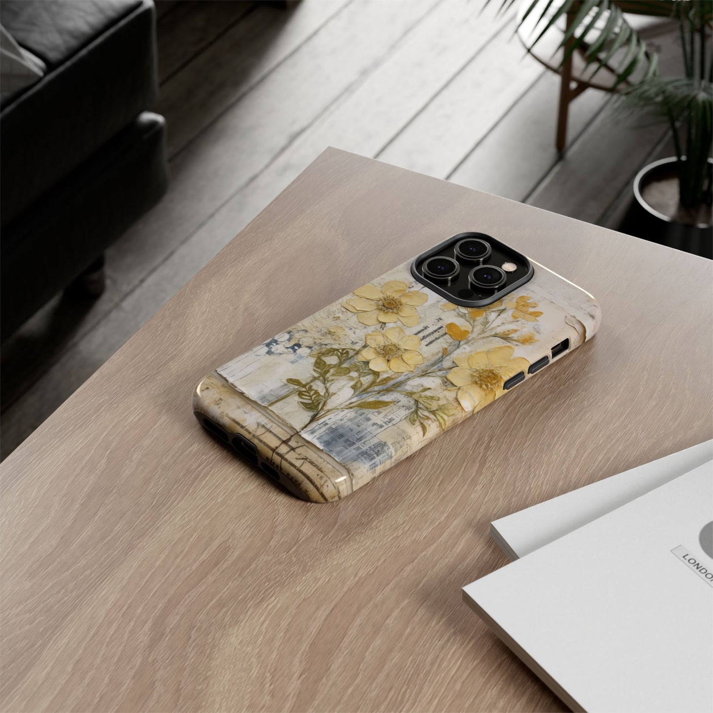 Vintage Botanical Floral Mobile Case