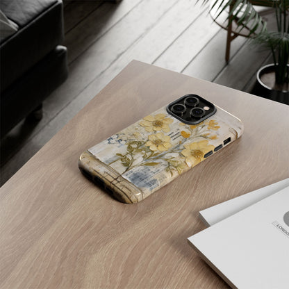 Vintage Botanical Floral Mobile Case