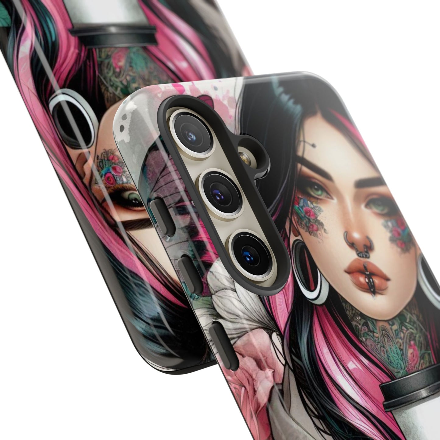 Tattooed Coffee Lover Art Mobile Case