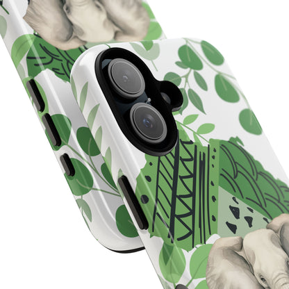 Tropical Elephant Mobile Cover – Nature-Inspired Boho Art
