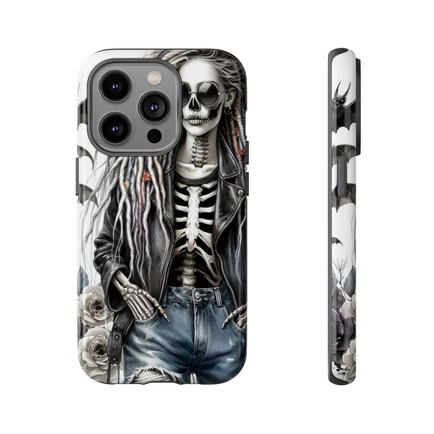 Skull Queen – Gothic Skeleton & Dark Grunge Mobile Cover