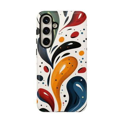 Fluid Pop Abstract Phone Case – Space-Inspired Art for iPhone, Samsung & Pixel