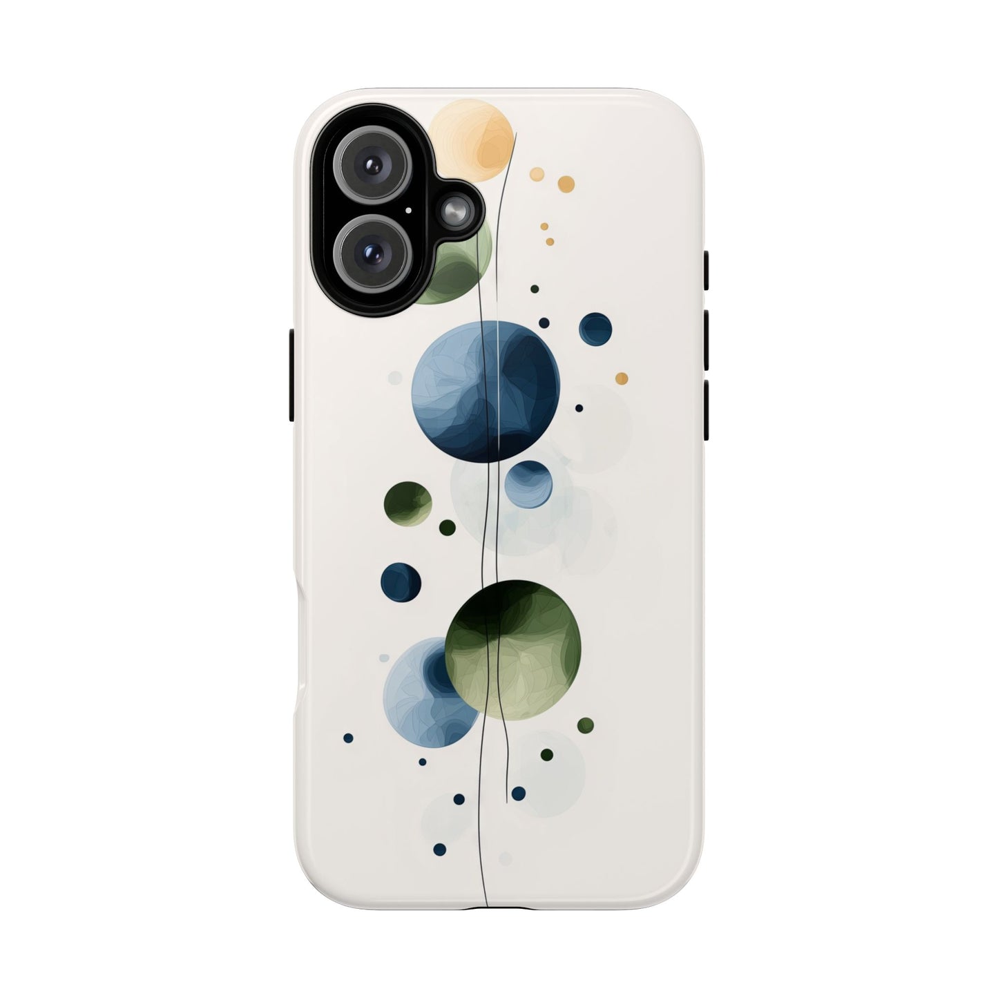 Orbit Bloom – Abstract Bubble Art Phone Case for iPhone, Samsung & Pixel