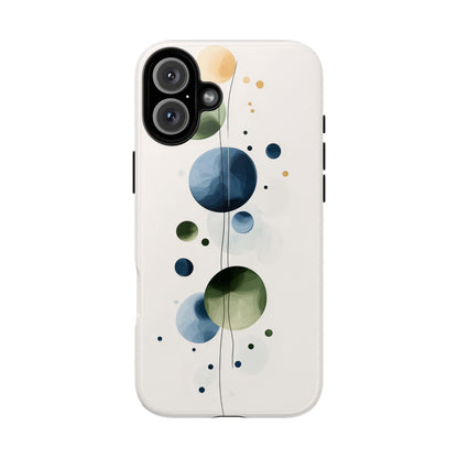 Orbit Bloom – Abstract Bubble Art Phone Case for iPhone, Samsung & Pixel