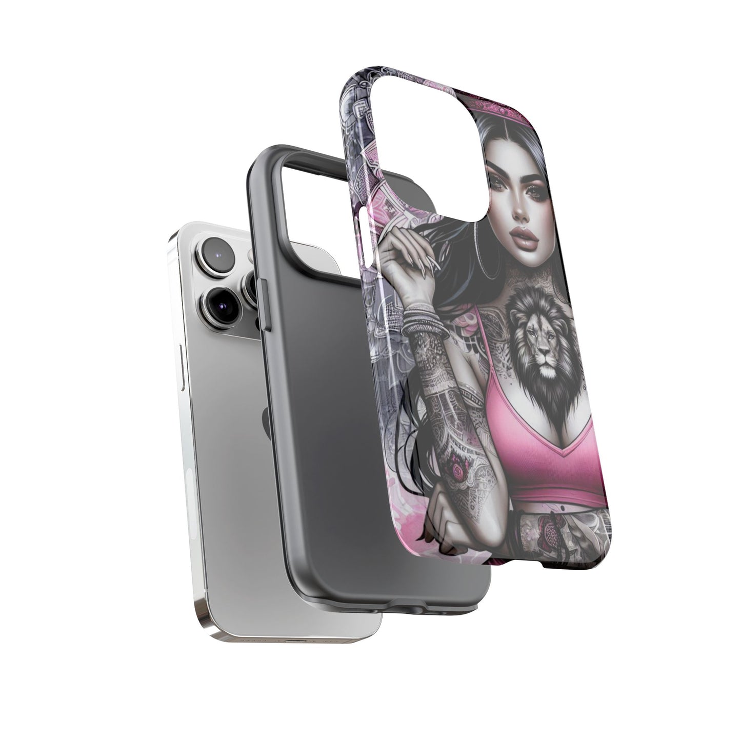 Queen of the Jungle – Regal Tattooed Goddess Mobile Cover