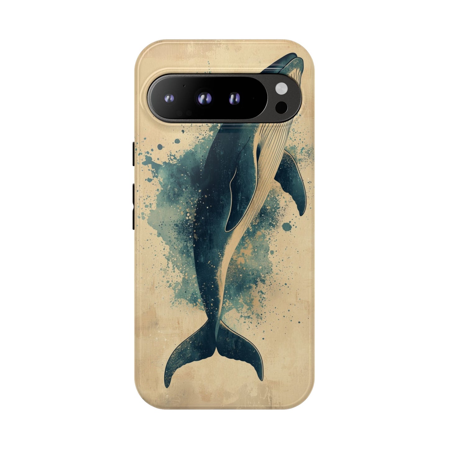 Ocean Majesty: Watercolor Whale Case for iPhone, Samsung & Pixel